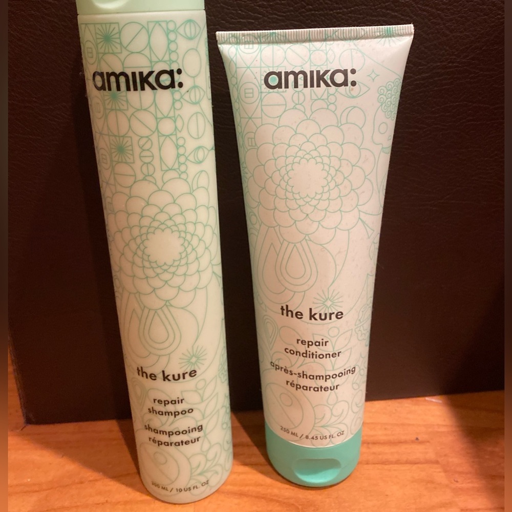 amika The Kure Bond Repair Shampoo and Conditioner